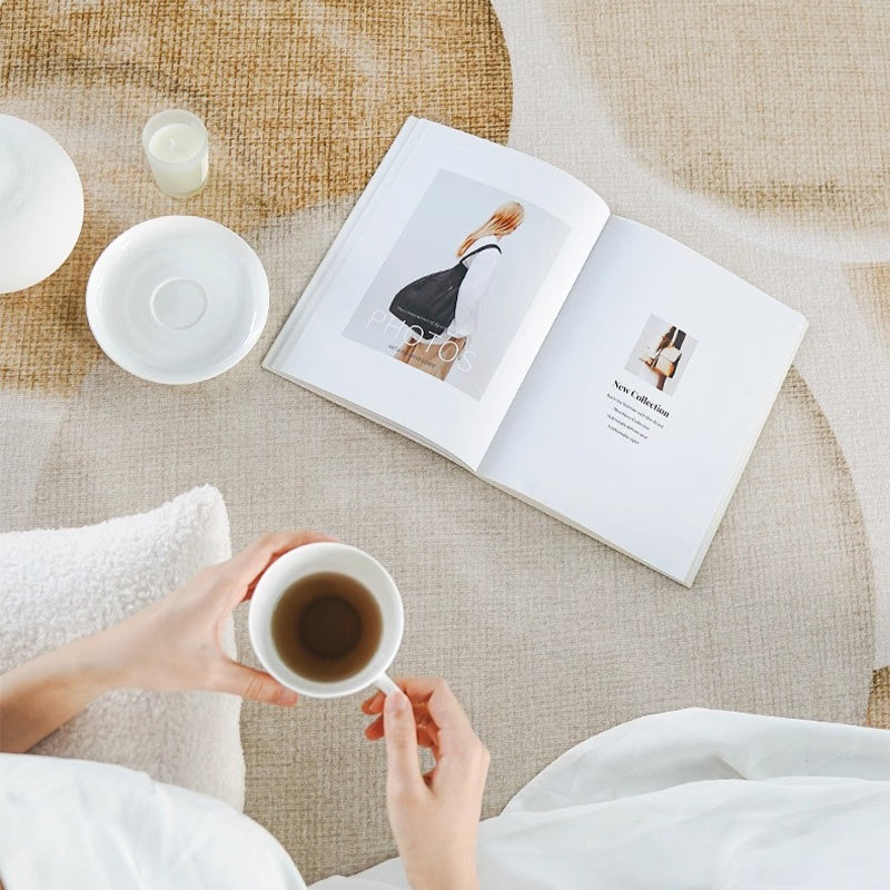 カーペット 洗える おしゃれ 洗濯機 オールシーズン対応 滑り止め ラグ マット ラグマット 100 160 200 3畳 北欧デザイン ラグマット 絨毯 リビング 寝室 子供部屋 床暖房対応 室内用丸型