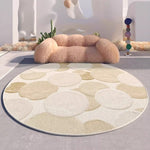 カーペット 洗える おしゃれ 洗濯機 オールシーズン対応 滑り止め ラグ マット ラグマット 100 160 200 3畳 北欧デザイン ラグマット 絨毯 リビング 寝室 子供部屋 床暖房対応 室内用丸型