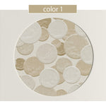 カーペット 洗える おしゃれ 洗濯機 オールシーズン対応 滑り止め ラグ マット ラグマット 100 160 200 3畳 北欧デザイン ラグマット 絨毯 リビング 寝室 子供部屋 床暖房対応 室内用丸型