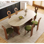 Casaconer | ダイニングテーブル・セラミックテーブル・セラミック天板・脚木製・シンプル・韓国風・幅140・4人掛け・幅160・6人掛け