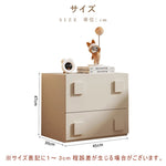 Casaconer | ナイトテーブル・レザー張り・おしゃれ・北欧・スリム・サイドテーブル・収納・ベッド