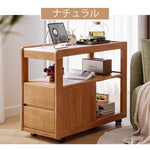 サイドワゴン キャスター付き おしゃれ サイドデスク デスクワゴン 3段 北欧 ヴィンテージ デスク 収納 A4サイズ ワゴン デスク下 キッチンワゴン スリム キッチン収納 ファイルラック サイドラック ワークサポートワゴン