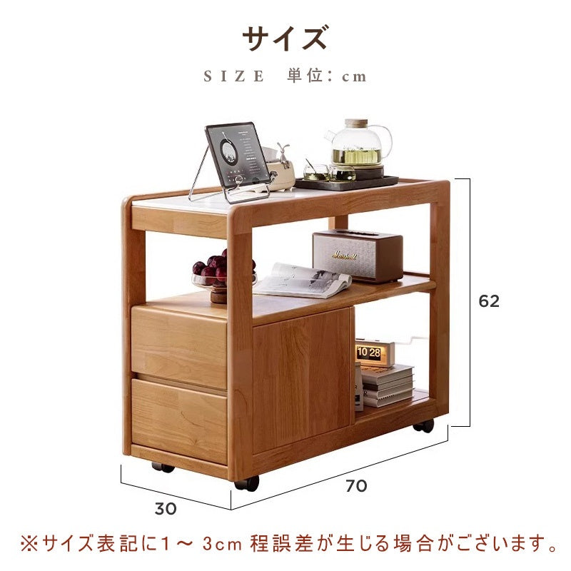 サイドワゴン キャスター付き おしゃれ サイドデスク デスクワゴン 3段 北欧 ヴィンテージ デスク 収納 A4サイズ ワゴン デスク下 キッチンワゴン スリム キッチン収納 ファイルラック サイドラック ワークサポートワゴン