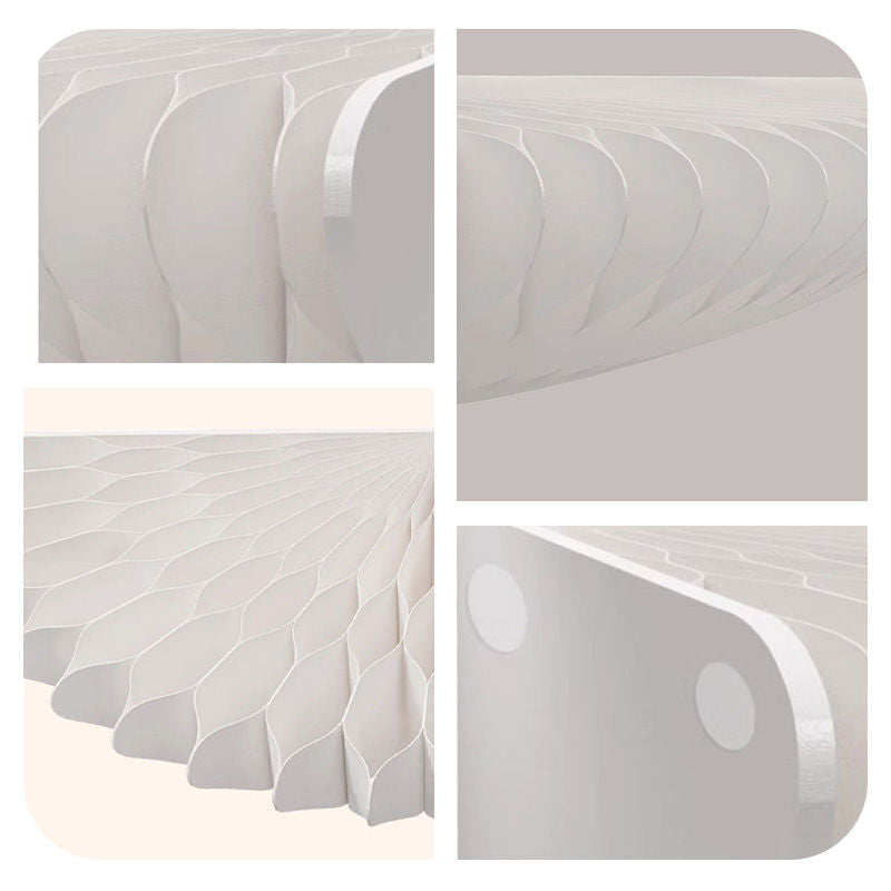 Casaconer | ウォールシェルフ・賃貸・取り付け・本棚・賃貸OK・飾り棚・壁・付け・3点セット・飾りだな・ウォールラック・ディスプレイ・紙製・22/30/40cm・壁掛け棚・ホワイト・白・韓国・北欧・フック・DIY・北欧・インテリア・収納・スリム