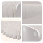 Casaconer | ウォールシェルフ・賃貸・取り付け・本棚・賃貸OK・飾り棚・壁・付け・3点セット・飾りだな・ウォールラック・ディスプレイ・紙製・22/30/40cm・壁掛け棚・ホワイト・白・韓国・北欧・フック・DIY・北欧・インテリア・収納・スリム