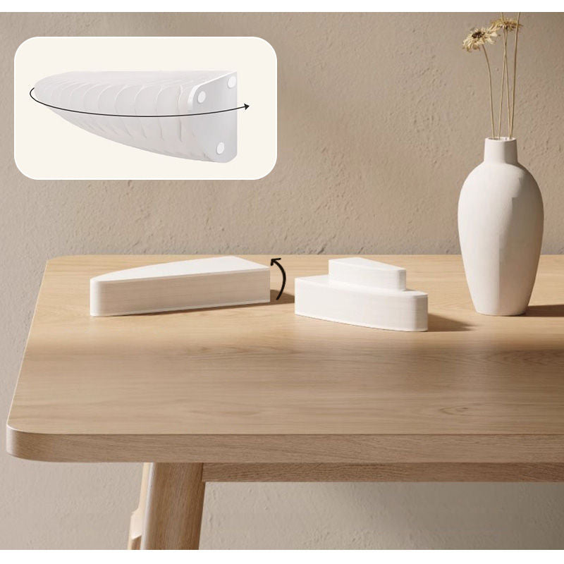 Casaconer | ウォールシェルフ・賃貸・取り付け・本棚・賃貸OK・飾り棚・壁・付け・3点セット・飾りだな・ウォールラック・ディスプレイ・紙製・22/30/40cm・壁掛け棚・ホワイト・白・韓国・北欧・フック・DIY・北欧・インテリア・収納・スリム