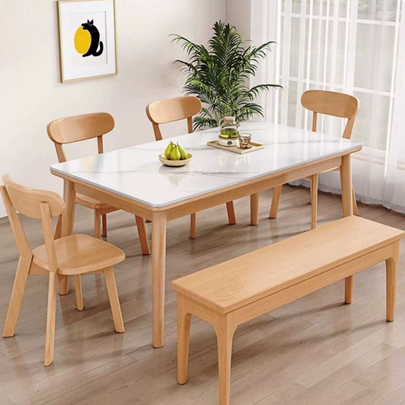 Casaconer | ダイニングテーブル単品・セラミック・木製・天然木・おしゃれ・ダイニング・リビングテーブル・4人掛け・6人掛け・幅140