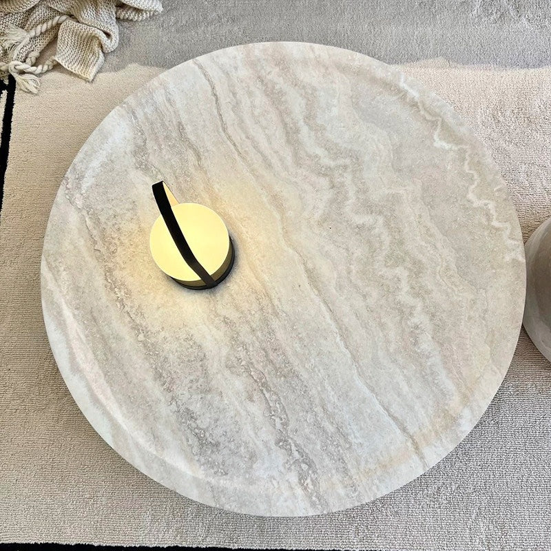 ローテーブル 侘寂風 円形 センターテーブル 幅80cm/100cm デザインテーブル アート風 繊維強化プラスチック製 FRP モダンインテリア 客間 リビングテーブル おしゃれ シンプル