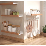 Casaconer | ウォールシェルフ・木製・天然木・韓国・北欧・ナチュラル・玄関・収納・30/40