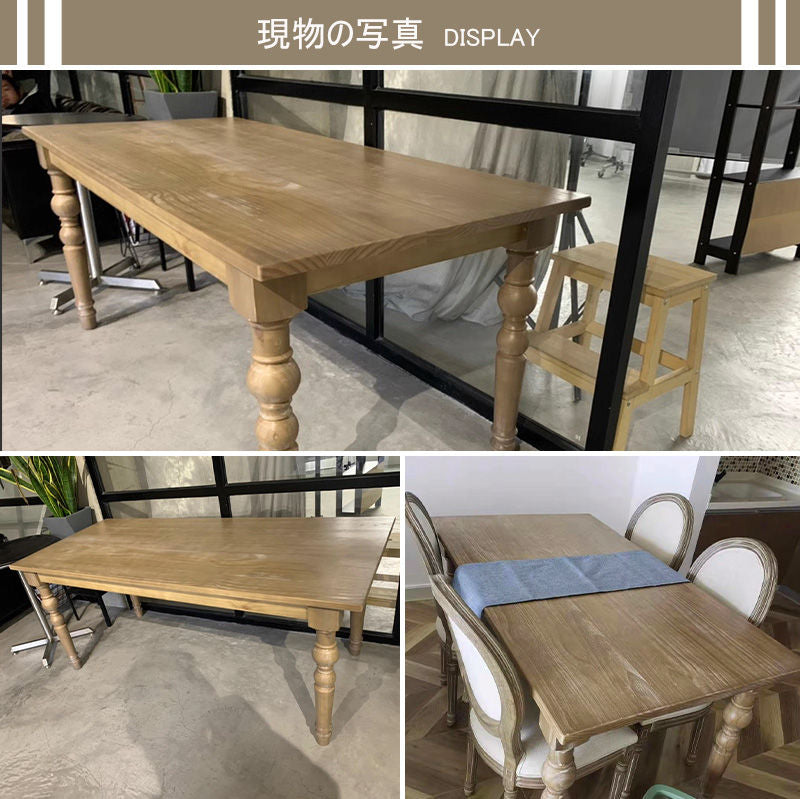 Casaconer | ダイニングテーブル単品・木製・天然木・おしゃれ・ダイニング・リビングテーブル・4人掛け・6人掛け・幅140