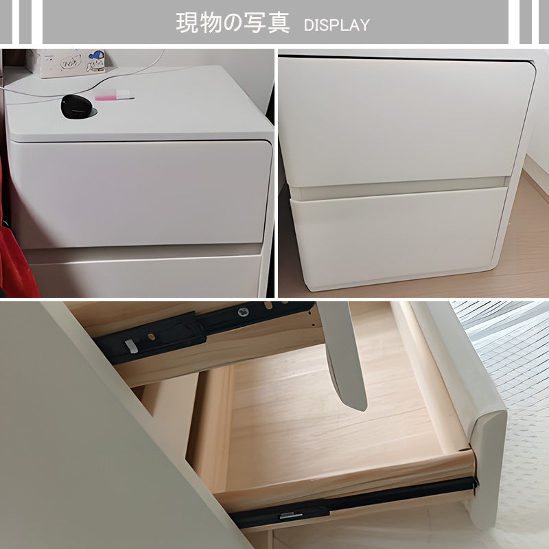 サイドテーブル,ナイトテーブル,収納,ベットサイドテーブル,寝室,ベッドルーム,フェミニン,韓国風,実物写真