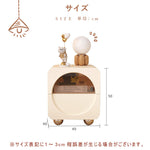 Casaconer | ナイトテーブル・北欧・おしゃれ・姫系・かわいい・韓国・収納・リモコン収納