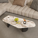 Casaconer | ローテーブル・センターテーブル・勾玉型・リビング・ソファテーブル・セラミック・モダン・1人暮らし