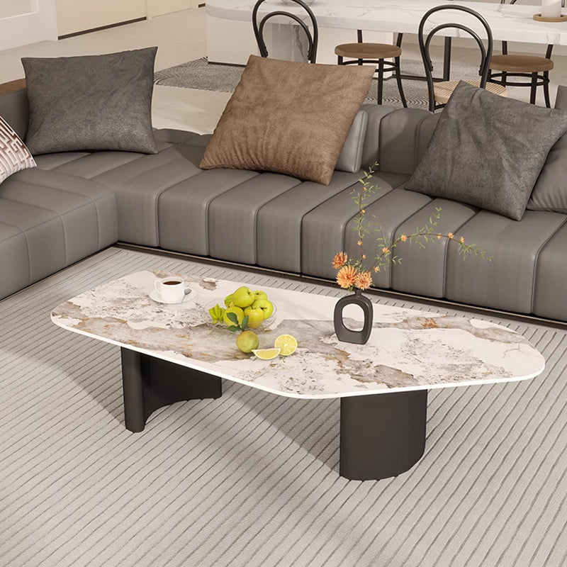 Casaconer | ローテーブル・センターテーブル・勾玉型・リビング・ソファテーブル・セラミック・モダン・1人暮らし