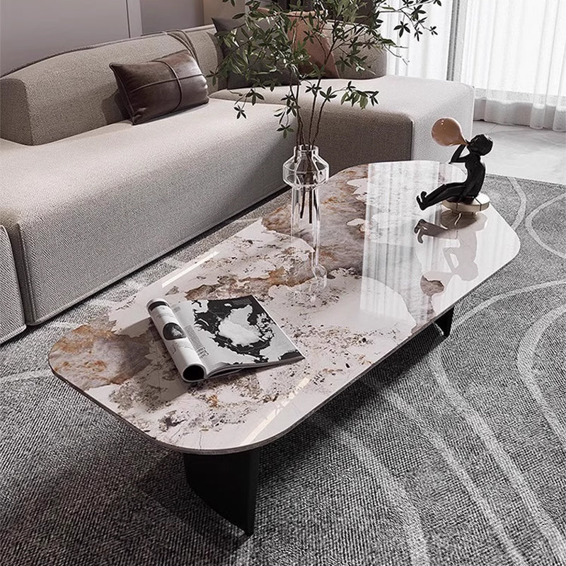 Casaconer | ローテーブル・センターテーブル・勾玉型・リビング・ソファテーブル・セラミック・モダン・1人暮らし