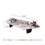 Casaconer | ローテーブル・センターテーブル・勾玉型・リビング・ソファテーブル・セラミック・モダン・1人暮らし