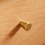 Casaconer | ほぼ完成品・脚の取り付けが必要・ナイトテーブル・サイドテーブル・ベッドサイドチェスト・ベッドサイド・木製・収納・おしゃれ・コンセント・引き出し・シンプル・モダン・ナチュラル・寝室収納・読書・スリム・コンパクト・ダークブラウン・ナチュラル