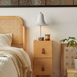 Casaconer | ほぼ完成品・脚の取り付けが必要・ナイトテーブル・サイドテーブル・ベッドサイドチェスト・ベッドサイド・木製・収納・おしゃれ・コンセント・引き出し・シンプル・モダン・ナチュラル・寝室収納・読書・スリム・コンパクト・ダークブラウン・ナチュラル