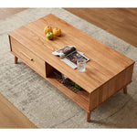 Casaconer | テーブル・木製・北欧・モダン・おしゃれ・かわいい・収納テーブル・リビングテーブル・幅100