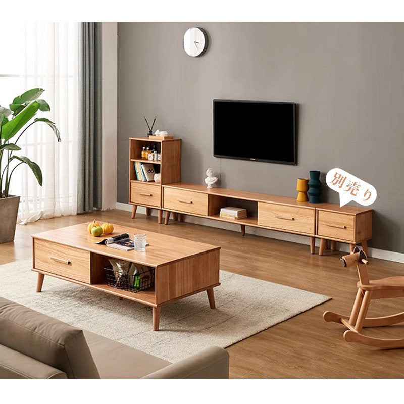 Casaconer | テーブル・木製・北欧・モダン・おしゃれ・かわいい・収納テーブル・リビングテーブル・幅100