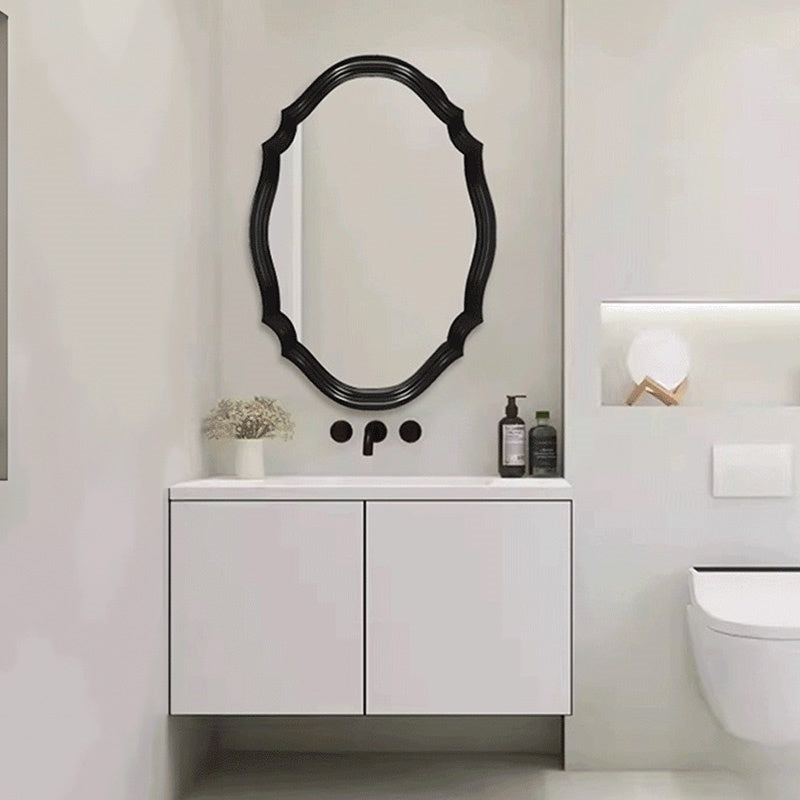 鏡 壁掛け ウォールミラー 北欧 ミラー 洗面台 おしゃれ 全身 姿見 壁掛け鏡 全身鏡 壁掛けミラー 丸 丸型 玄関 トイレアンティーク 大型 大きい 飛散防止 洗面所 洗面鏡 賃貸 軽量 韓国