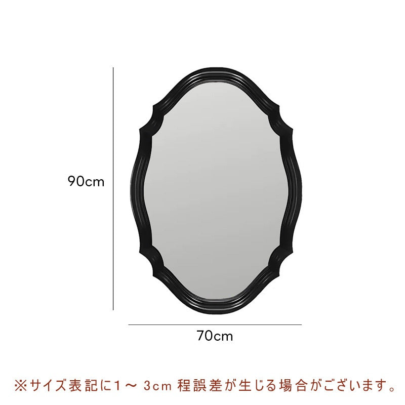 鏡 壁掛け ウォールミラー 北欧 ミラー 洗面台 おしゃれ 全身 姿見 壁掛け鏡 全身鏡 壁掛けミラー 丸 丸型 玄関 トイレアンティーク 大型 大きい 飛散防止 洗面所 洗面鏡 賃貸 軽量 韓国