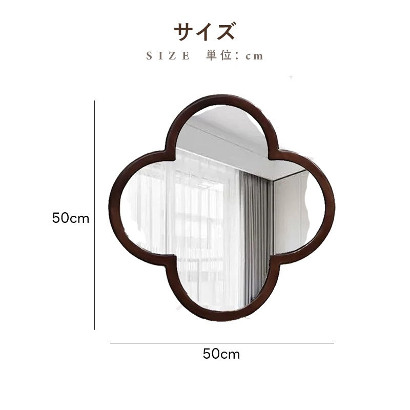 ミラー 壁掛け 丸 ウォールミラー おしゃれ 円形 壁掛けミラー 壁掛鏡 ミラー 壁掛け鏡 幅50/80cm 飛散防止 取付簡単 かがみ メイク鏡 シンプル アンティーク アパート ホテル 玄関 洗面所 寝室