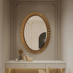 鏡 壁掛け 洗面鏡 ウォールミラー おしゃれ 壁掛けミラー 丸い 玄関 洗面台 トイレ 寝室 丸形 風水 かがみ 50/60cm ミラー 開運 化粧 新築 北欧 飛散防止加工 インテリア 丸い かがみ ギフト プレゼント