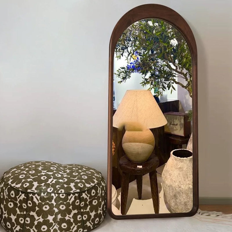 鏡 おしゃれ オーバル 鏡 ミラー 北欧 玄関鏡 リビング鏡玄関姿見 鏡 ミラー立て掛け&壁掛け