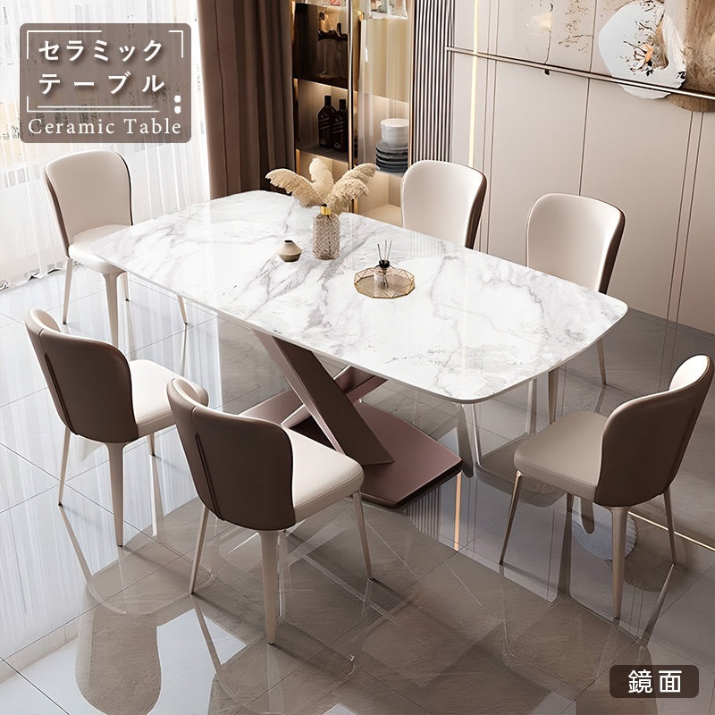 ダイニングテーブル・セラミック・幅120cm/幅140cm/幅160cm/幅180cm・2人掛け/4人掛け/6人掛け・5年保証