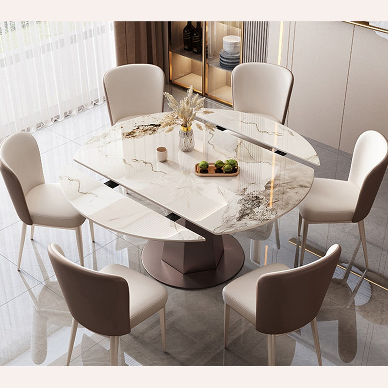 Casaconer | 回転伸長式ダイニングテーブル・セラミック・幅118/幅148・高さ75・4人/6人掛け・5年保証