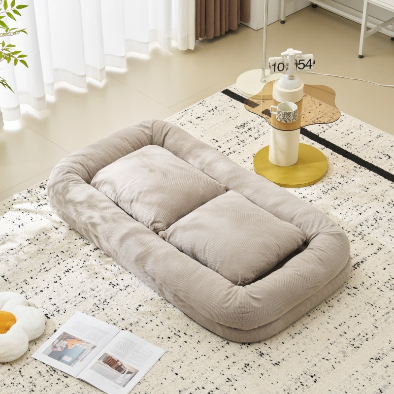 Casaconer | 座椅子・ヘッドリクライニング・ハイバック・コンパクト・6段ギア・リクライニング座椅子・チェア・一人用・グレー・7日内出荷