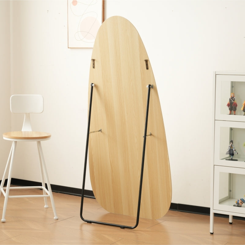 Casaconer | 全身鏡・ミラー・大型・韓国・鏡・全身・軽量・スタンド・玄関・飛散防止・ナチュラル・リビング・姿見・スタンドミラー・全身ミラー・かがみ・幅70・高さ150・アンティークミラー・賃貸・一人暮らし・新生活・DIY・自撮り・7日内出荷