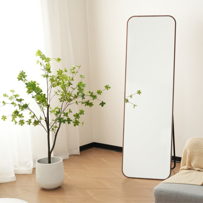 Casaconer | 全身鏡・ミラー・大型・韓国・鏡・全身・軽量・スタンド・玄関・飛散防止・リビング・姿見・スタンドミラー・全身ミラー・かがみ・幅50・高さ160・アンティークミラー・賃貸・一人暮らし・新生活・DIY・自撮り・7日内出荷