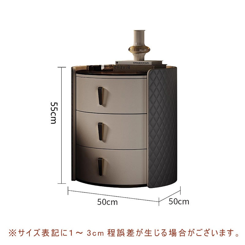 サイドテーブル ベッド ナイトテーブル ベッドサイドテーブル 北欧 キャスター付き 収納 ナイトテーブル コンパクト収納 セラミック 合皮 引き出し ソファ ベッド ソファー 一人暮らし ベッドサイドテーブル