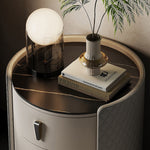 サイドテーブル ベッド ナイトテーブル ベッドサイドテーブル 北欧 キャスター付き 収納 ナイトテーブル コンパクト収納 セラミック 合皮 引き出し ソファ ベッド ソファー 一人暮らし ベッドサイドテーブル