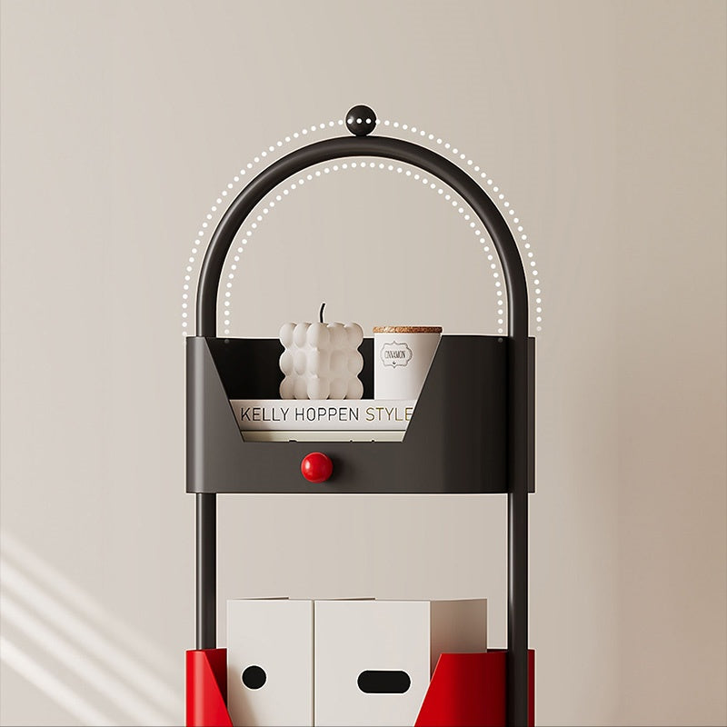 スチールラック 本棚 スリム フロアラック 幅40cm 高さ138cm 多段収納 収納棚 コーナー対応 省スペース 壁際設置 書斎 オフィス リビング モダン デザイン おしゃれ