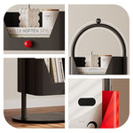 スチールラック 本棚 スリム フロアラック 幅40cm 高さ138cm 多段収納 収納棚 コーナー対応 省スペース 壁際設置 書斎 オフィス リビング モダン デザイン おしゃれ