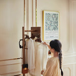 全身鏡 木製 アンティーク 収納 スタンドミラー 全身 ラック 鏡付き 木製 全身鏡収納 鏡 付き メイク玄関 リビング収納 ミラー ミラーラック おしゃれ 韓国風