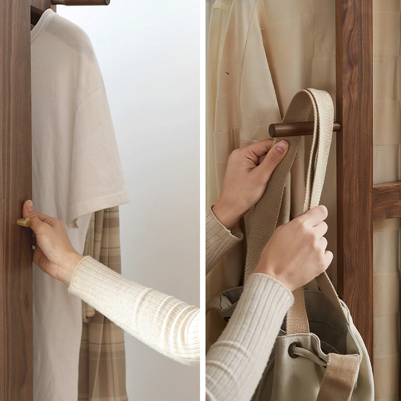 全身鏡 収納 姿見 ハンガーラック ミラー 姿見 ハンガー 帽子 収納家具 コートハンガー ハンガー スタンドミラー 姿見 鏡 玄関 おしゃれ 玄関 飛散防止 木製ハンガー リビング