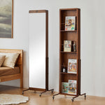 全身鏡 全身ミラー スタンドミラー 姿見 収納 アンティーク 木製 キャスター付き 玄関 おしゃれ スタンド DIY 自撮り鏡 ミラー 鏡 全身鏡 飛散防止加工 全身ミラー ドレッサー スリムミラー インテリア 韓国 収納ラック
