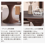 Casaconer | 伸縮式ダイニングテーブル・丸型・伸長式・幅75cm/120cm・4人掛け/6人掛け・セラミック天板・グレー系・モダン・北欧風・食卓テーブル・リビング・木製脚・おしゃれ