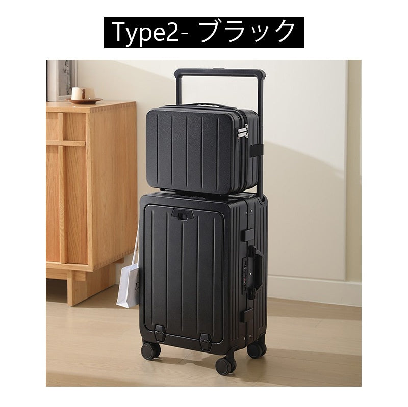 Casaconer | スーツケース・キャリーケース・軽量・静音キャスター・ダブルファスナー・大容量・旅行・出張