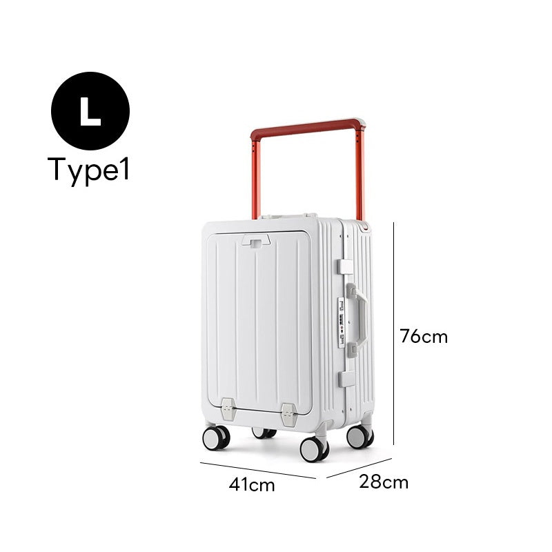 Casaconer | スーツケース・キャリーケース・軽量・静音キャスター・ダブルファスナー・大容量・旅行・出張