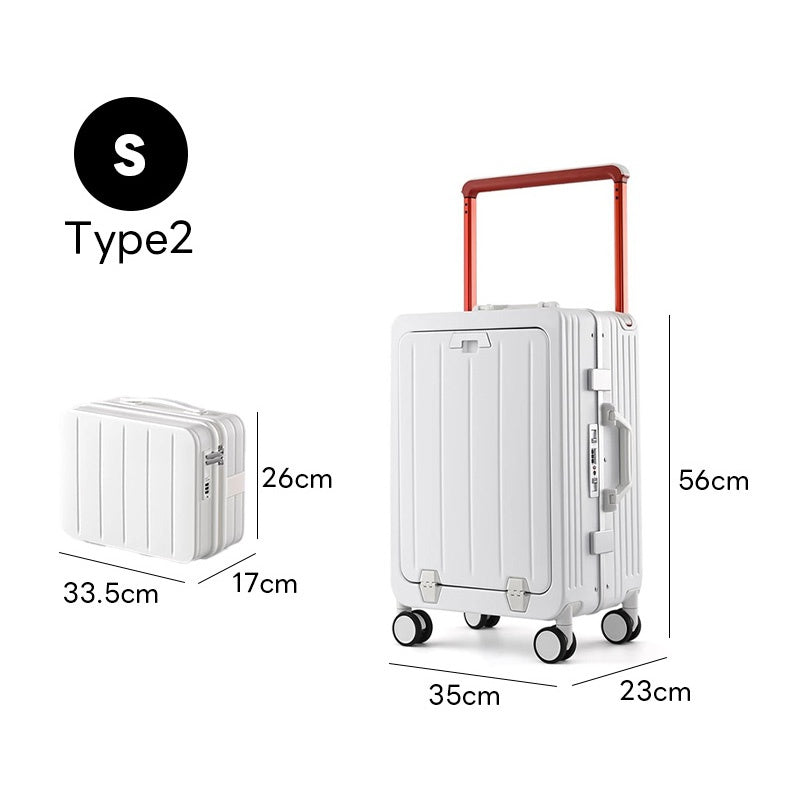 Casaconer | スーツケース・キャリーケース・軽量・静音キャスター・ダブルファスナー・大容量・旅行・出張