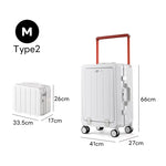 Casaconer | スーツケース・キャリーケース・軽量・静音キャスター・ダブルファスナー・大容量・旅行・出張