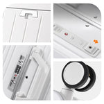 Casaconer | スーツケース・キャリーケース・軽量・静音キャスター・ダブルファスナー・大容量・旅行・出張