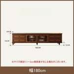 テレビ台 ローボード ほぼ完成品 160 180 TV台 tvボード 収納 コーナー テレビボード テレビラック TVラック ロータイプ 引き出し 脚付き おしゃれ ブラウン 北欧 引き出し