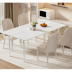 ダイニングテーブル・2人/4人/6人掛け・食卓・食事テーブル・クリーム風・セラミック・1人暮らし・シンプル