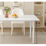 ダイニングテーブル・2人/4人/6人掛け・食卓・食事テーブル・クリーム風・セラミック・1人暮らし・シンプル